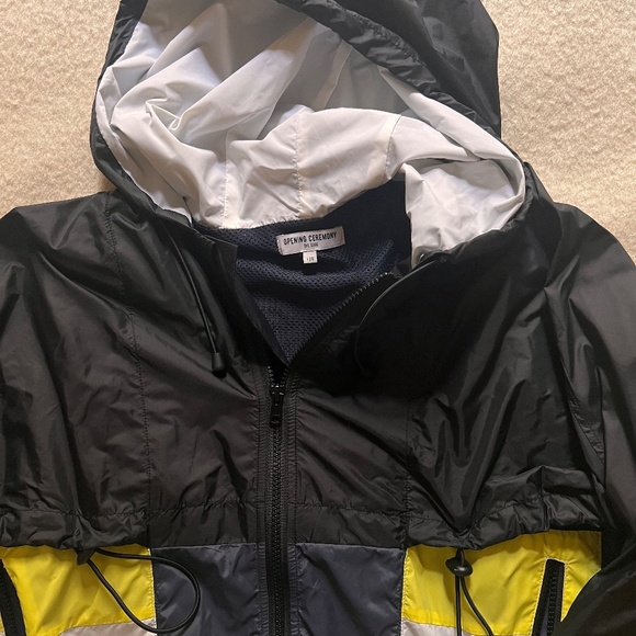 Opening Ceremony zip hooded mens windbreaker - Picture 2 of 7